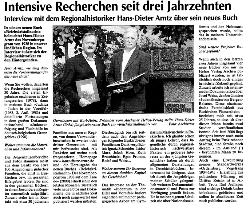 Intensive Recherchen